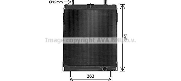 AVA QUALITY COOLING Jäähdytin,moottorin jäähdytys UG2005